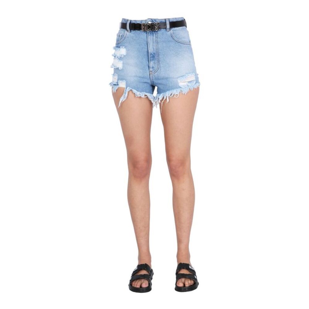 Gcds Women Denim Shorts